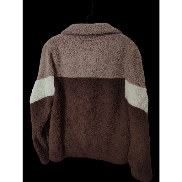 Members Mark Cozy Sherpa Full Zip Light Weight Jacket Size Small - Picture 2 of 6